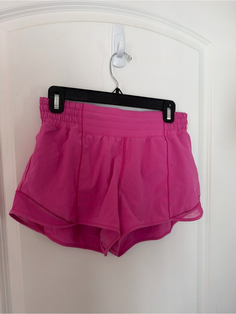 lululemon athletica Bright Pink Run Shorts